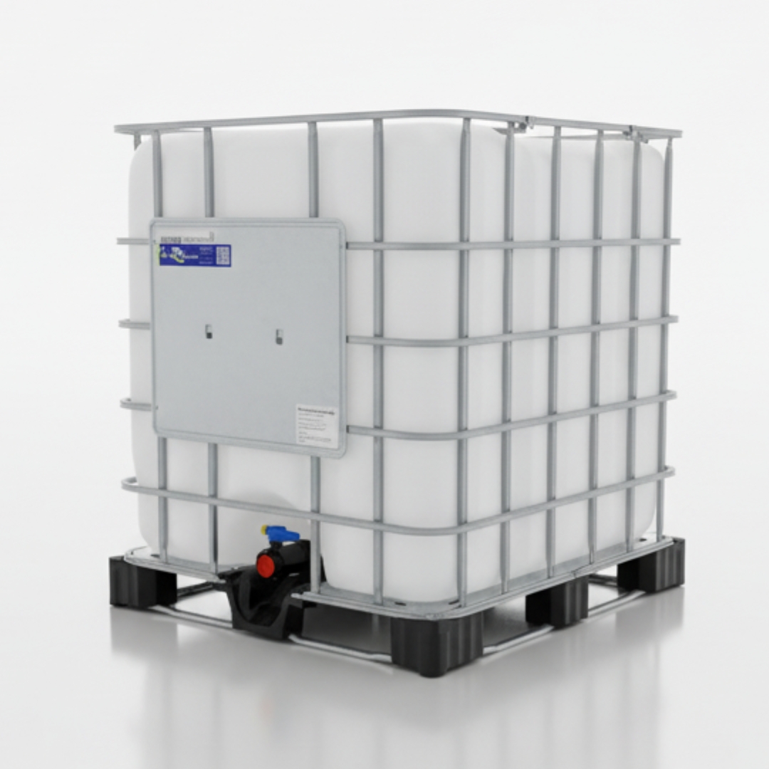 Photo d'une Cuve IBC blanche 